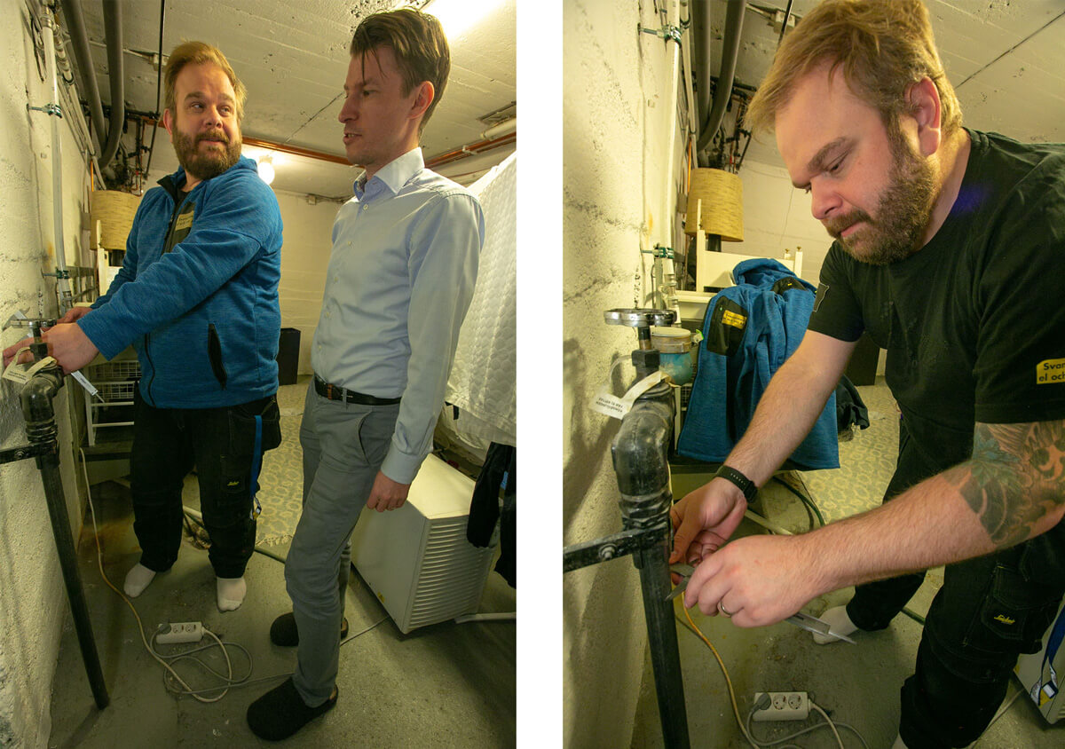 Vi konverterade en fastighet från olja till fjärrvärme